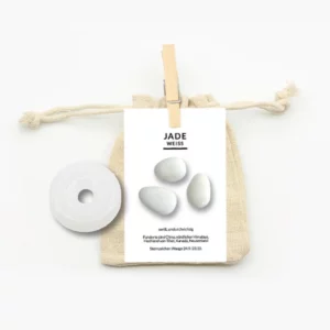 51066 Jade Weiss Donut mit Beschreibungskarte 2