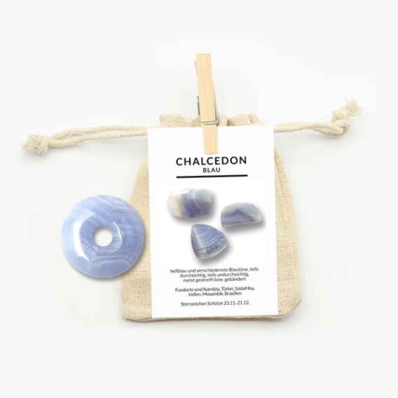 Donut Chalcedon Extra Qualität 30mm