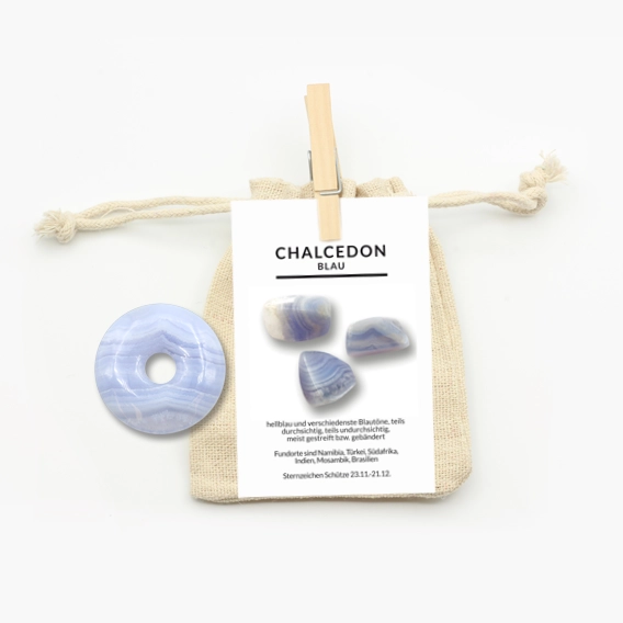 Donut Chalcedon Extra Qualität 30mm