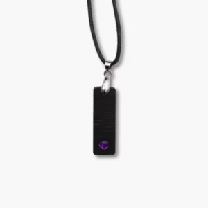 Mooreiche Anhänger mit Amethyst