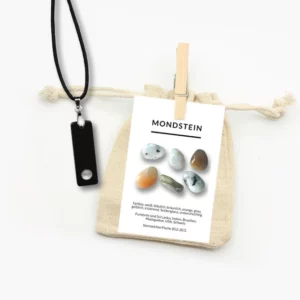 Mooreiche Anhänger mit Mondstein