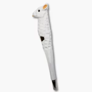 Tierkopfstift Schaf handgeschnitzt und -bemalt