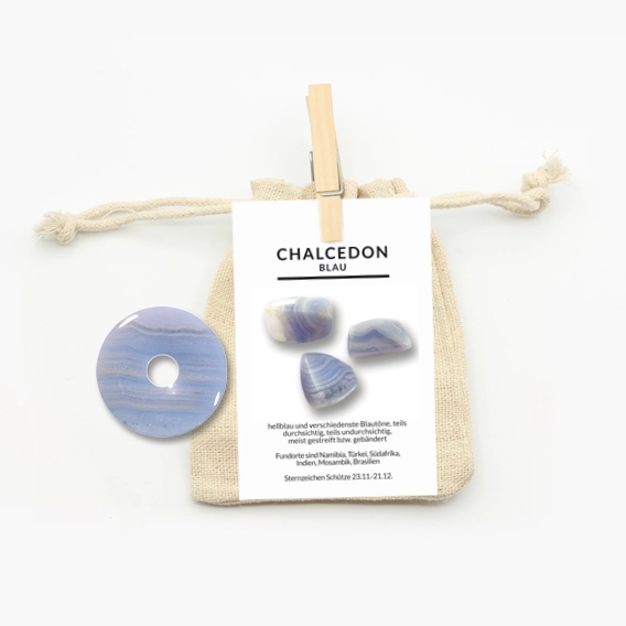 Donut Chalcedon A-Qualität 30mm