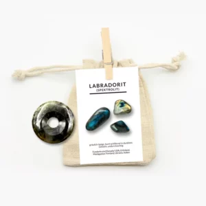 Labradorit dunkelgruen 30mm 51030 Donut Anhaenger 3