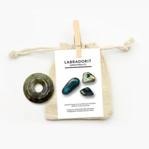 Labradorit dunkelgruen 30mm 51030 Donut Anhaenger 4
